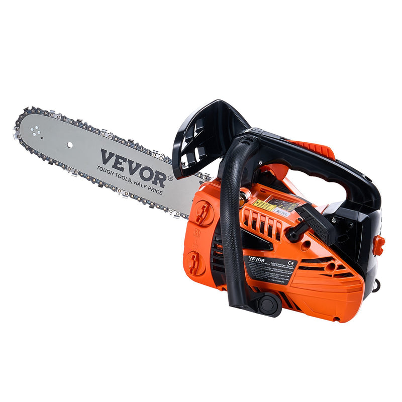 VEVOR 25,4 CC 30 cm gāzes ķēdes zāģis ar dzinēju, koka zāģēšanai