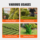 VEVOR 40 cm 26CC 2 ciklu gāzes dzinēja dzīvžogu griezējs, gāzes dzinēja staba dzīvžogu griezējs