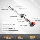 Benzīna dzīvžoga trimmeris ar kātu, 40 cm, 26 cm³, 2-taktu