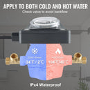 VEVOR karstā ūdens cirkulācijas sūknis ar DN20 ieplūdi/izplūdi un DN15 adapteri mājas karstā ūdens un apkures sistēmām