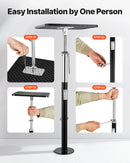 VEVOR RV izvelkamās daļas atbalsta domkrati, 2 gab., kempera slide-out līmeņošanas domkrati no pulverkrāsota tērauda, paredzēti RV, kemperiem un ceļojumu piekabēm, celtspēja līdz 453,6 kg, regulējams augstums 541–1219 mm