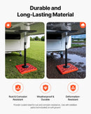 VEVOR RV izvelkamās daļas atbalsta domkrati, 2 gab., kempera slide-out līmeņošanas domkrati no pulverkrāsota tērauda, paredzēti RV, kemperiem un ceļojumu piekabēm, celtspēja līdz 453,6 kg, regulējams augstums 541–1219 mm