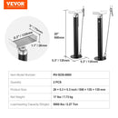 VEVOR RV izbīdāmās sekcijas atbalsta domkrati, 2268 kg nestspēja katram balstam, regulējams augstums 50,8–121,9 cm, smagas slodzes stabilizatori kemperiem, dzīvojamajiem automobiļiem un ceļojumu piekabēm