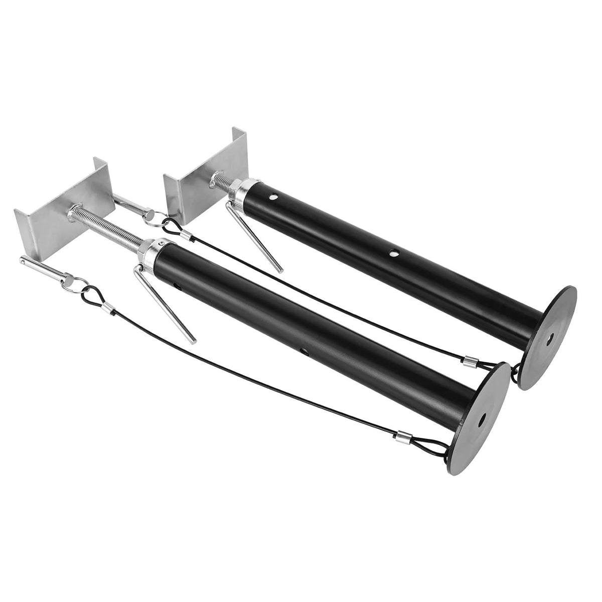 VEVOR RV izbīdāmās sekcijas atbalsta domkrati, 2268 kg nestspēja katram balstam, regulējams augstums 50,8–121,9 cm, smagas slodzes stabilizatori kemperiem, dzīvojamajiem automobiļiem un ceļojumu piekabēm