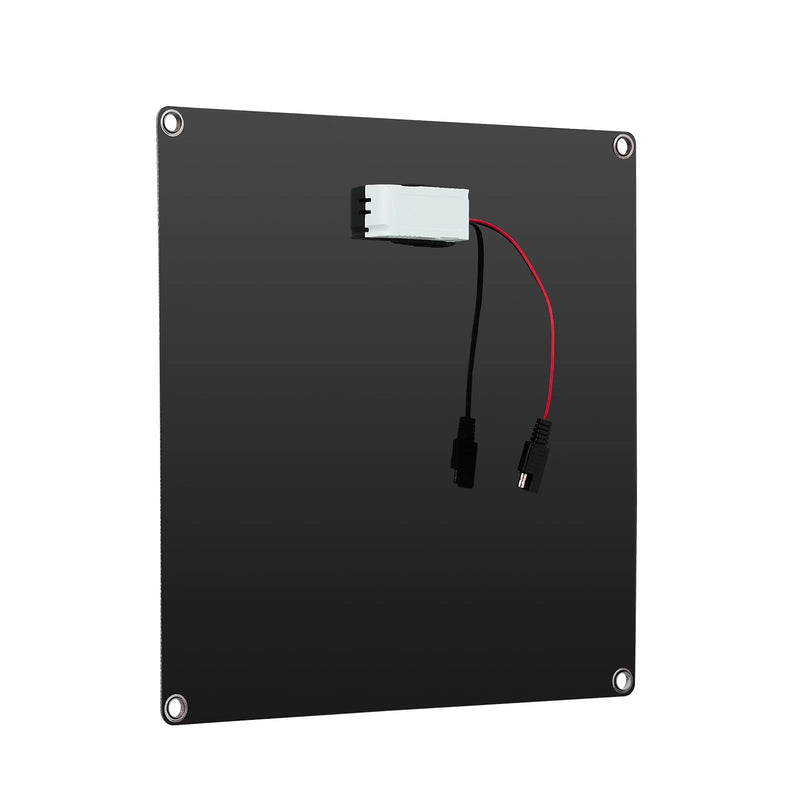 VEVOR 20 W 12 V saules paneļa akumulatora uzturuzlādes lādētājs ar iebūvētu viedo kontrolieri un 3 pieslēguma kabeļiem, IP67 ūdensizturīgs, pārnēsājams kemperiem, automašīnām, motocikliem, laivām un furgoniem