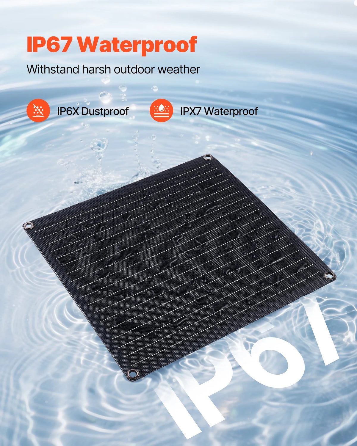 VEVOR Solar Charger 20W — IP67