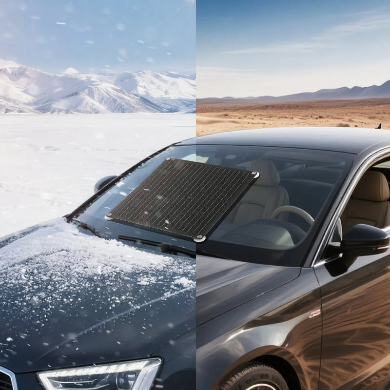 VEVOR 20 W 12 V saules paneļa akumulatora uzturuzlādes lādētājs ar iebūvētu viedo kontrolieri un 3 pieslēguma kabeļiem, IP67 ūdensizturīgs, pārnēsājams kemperiem, automašīnām, motocikliem, laivām un furgoniem