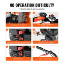 VEVOR 212 cm³ 4-taktu benzīna kultivators ar 4 regulējamām tērauda aizmugures dakšām zālāju, dārzu un lauka augsnes apstrādei