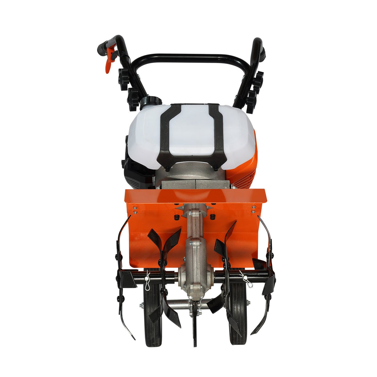 VEVOR Petrol Cultivator 43 cc, 2-Stroke, with 4 Front Steel Tines
