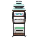 VEVOR 4 līmeņu pārvietojams siltumspiedes galds ar uzlādes staciju