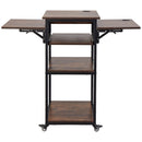 VEVOR 4 līmeņu pārvietojams siltumspiedes galds ar uzlādes staciju