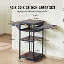 VEVOR 4 līmeņu pārvietojams siltumspiedes galds ar uzlādes staciju