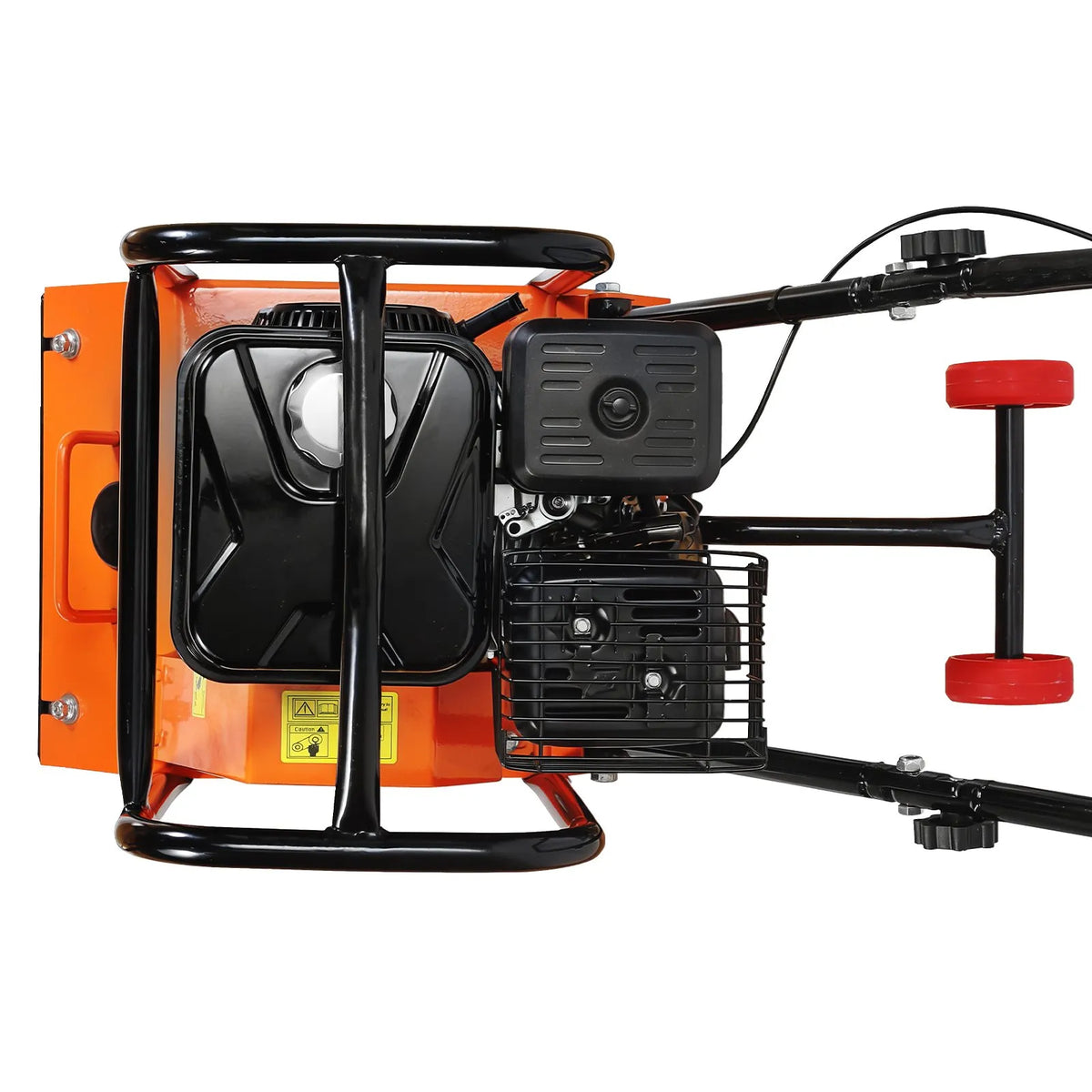 VEVOR vibroplate ar 6,5 ZS 212 cm³ benzīna dzinēju, 6400 vibrācijas/min, 15 kN blietēšanas spēks, 53 × 40 cm plāksne, pašgājēja augsnes blietētājs bruģim, asfaltam, pamatiem un gruntij - ZEMLETES.LV