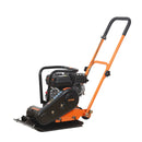 VEVOR vibroplate ar 6,5 ZS 196 cm³ benzīna dzinēju, 5600 vibrācijas/min, 10,5 kN blietēšanas spēks, 51 × 37 cm plāksne, augsnes blietētājs bruģim, asfaltam, pamatiem un gruntij