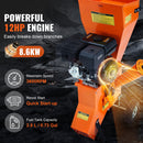 VEVOR 12 ZS benzīna koka smalcinātājs ar 420 cm³ dzinēju, 170 mm ieejas atvere, 8,6 kW jauda, smagajam darbam