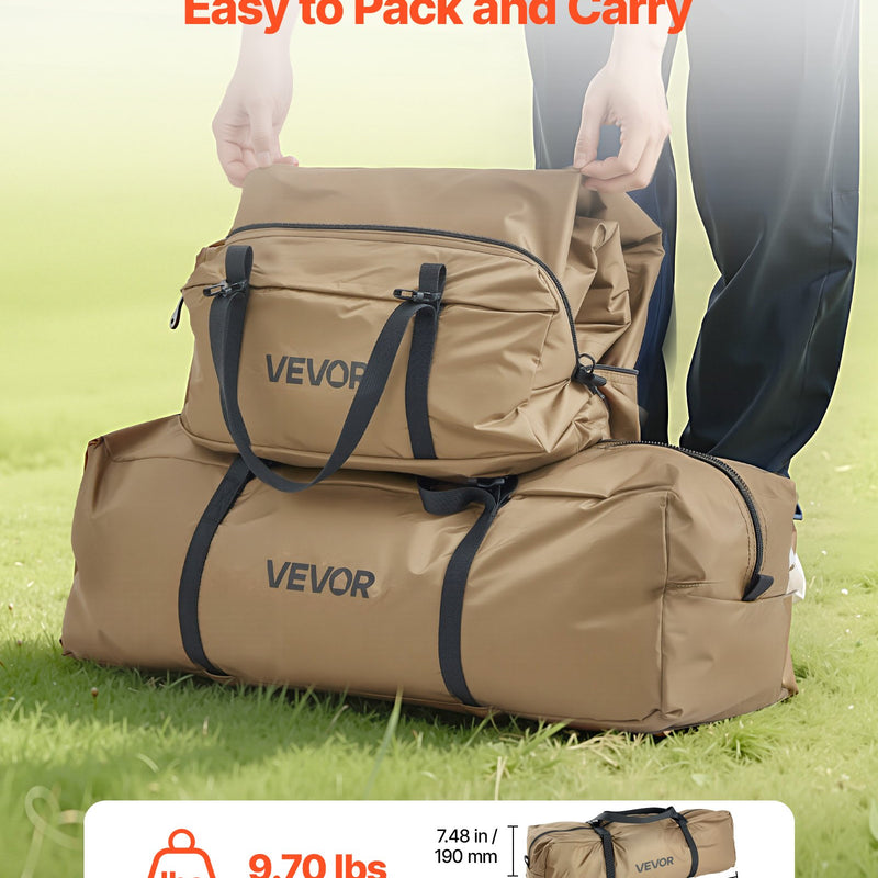 Ziemas telts 4–6 personām ar krāsns izvadu, ūdensnecaurlaidīga kokvilnas kempinga telts, viegla 4 sezonu patversme pārgājieniem, makšķerēšanai un kempingam, L izmērs