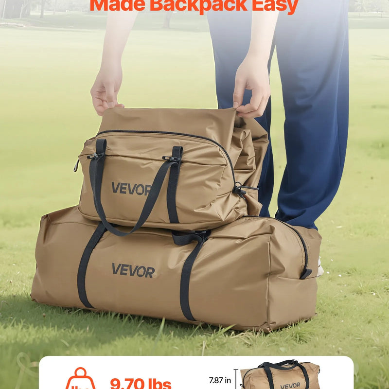 Telts ar krāsns izvadu 4 personām – kempinga tipa tipiju telts ar iekšējo telti, sniega aizsargmali un vieglu uzstādīšanu. Piemērota ziemas kempingam, makšķerēšanai un pārgājieniem. Ūdensnecaurlaidīga, četru sezonu lietošanai paredzēta pārnēsājama telts.