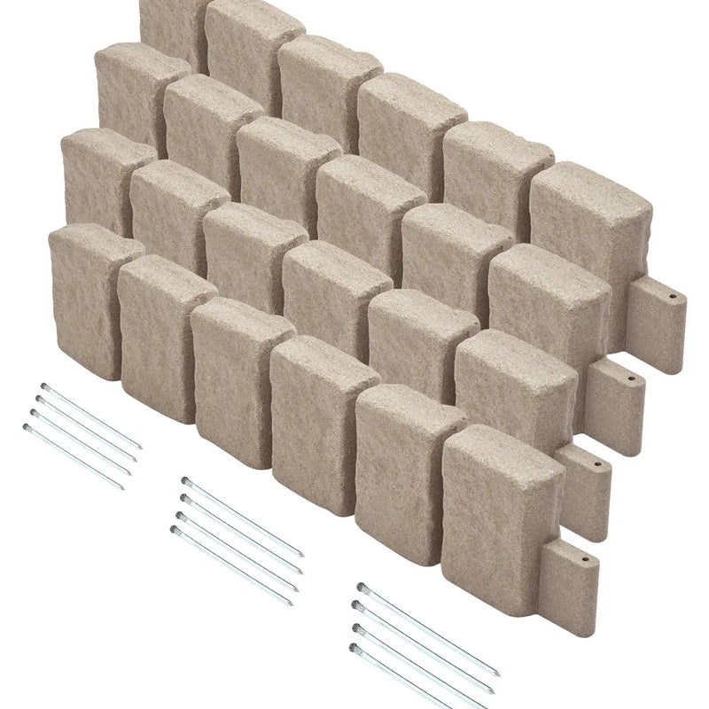 Макслига akmens zāliena apmale 120 × 23 см, izturīga pret izbalēšanu