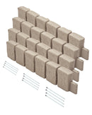 Макслига akmens zāliena apmale 120 × 23 см, izturīga pret izbalēšanu