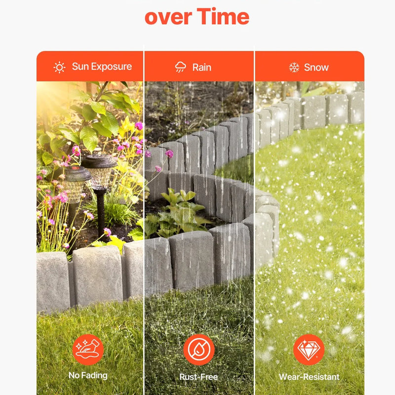 Макслига akmens zāliena apmale 120 × 23 см, izturīga pret izbalēšanu