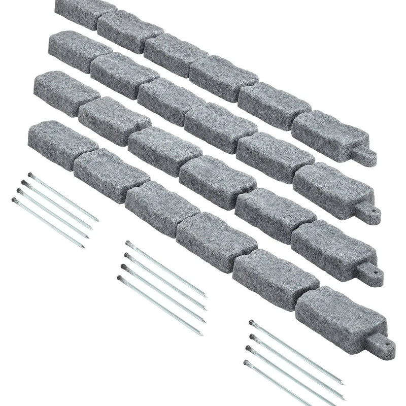 Akmens imitācijas apmale 1174 × 56 мм dārza un zāliena norobežošanai gar celiņu