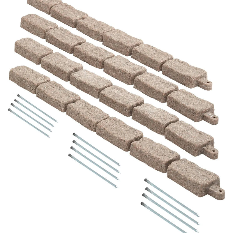 Akmens imitācijas dārza apmale 1174 × 56 мм