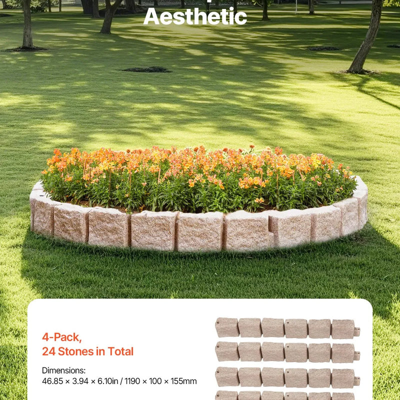 Akmens imitācijas apmale 1188 × 99 мм, izturīga pret izbalēšanu