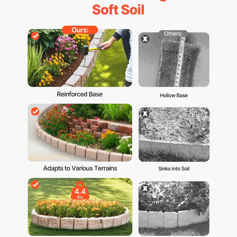 Akmens imitācijas apmale 1188 × 99 мм, izturīga pret izbalēšanu