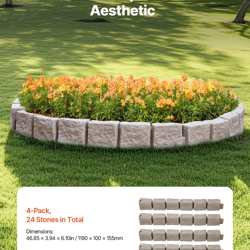 Akmens imitācijas apmale 1188 × 99 мм, izturīga pret izbalēšanu