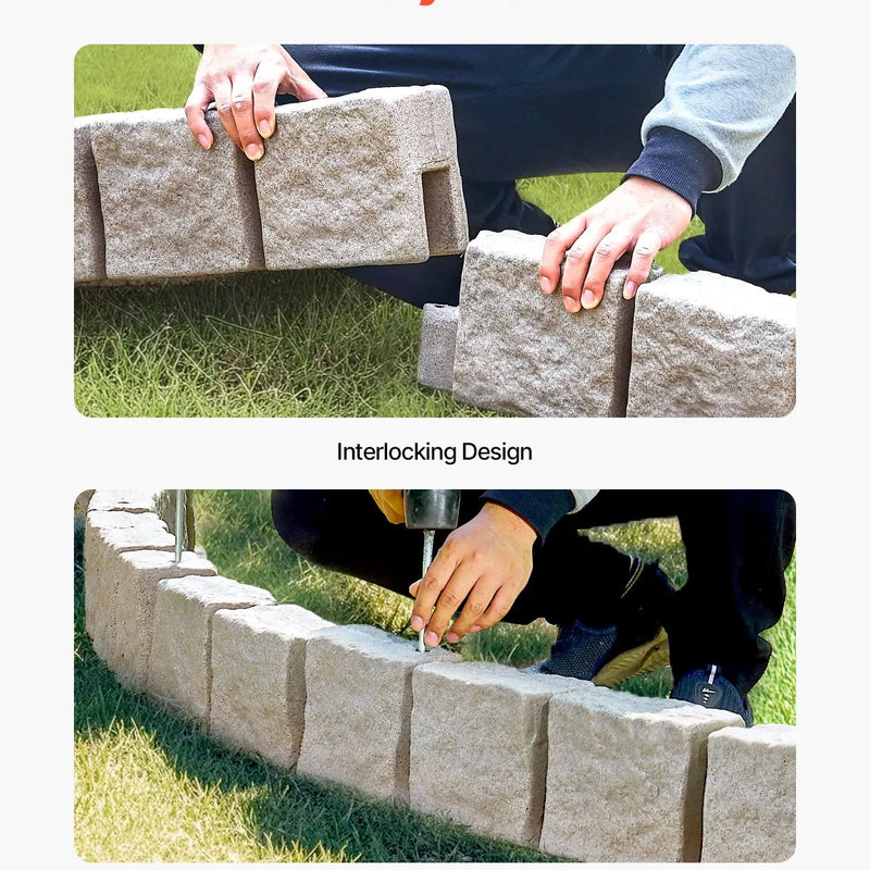 Akmens imitācijas apmale 1188 × 99 мм, izturīga pret izbalēšanu