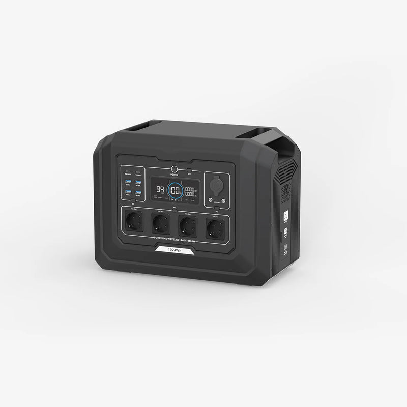 2000W Portatīvā Elektrocentrāle jeb uzlādes stacija ar 1024Wh LiFePO4 akumulatora ietilpību