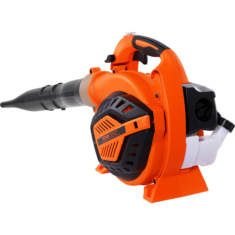 VEVOR benzīna lapu pūtējs, 26 cm³, 2-taktu rokas modelis, 722 m³/h gaisa plūsma