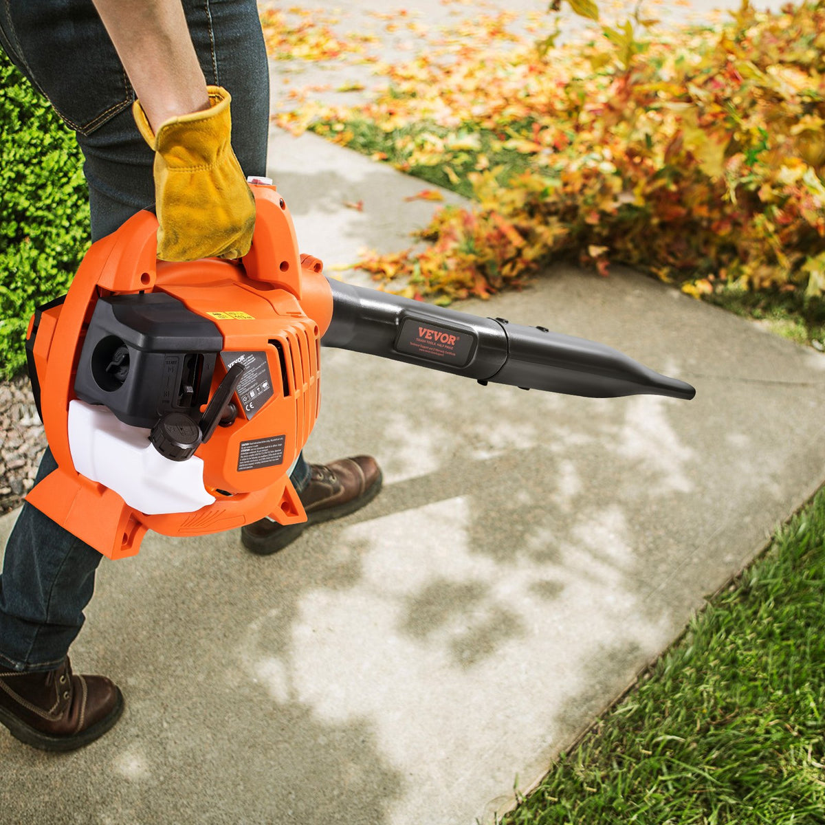 VEVOR Petrol Hand Leaf Blower 26 cm³, 2 in 1, 722 m³/h, 70 m/s
