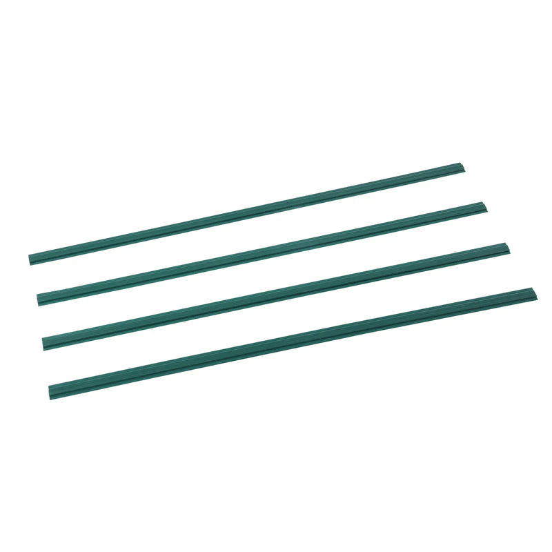 Metāla sieta žoga privātuma lameles ar dubulto sienu un malām, 122 cm augstam žogam