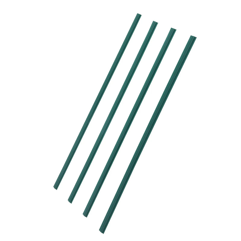 Metāla sieta žoga privātuma lameles ar dubulto sienu un malām, 122 cm augstam žogam