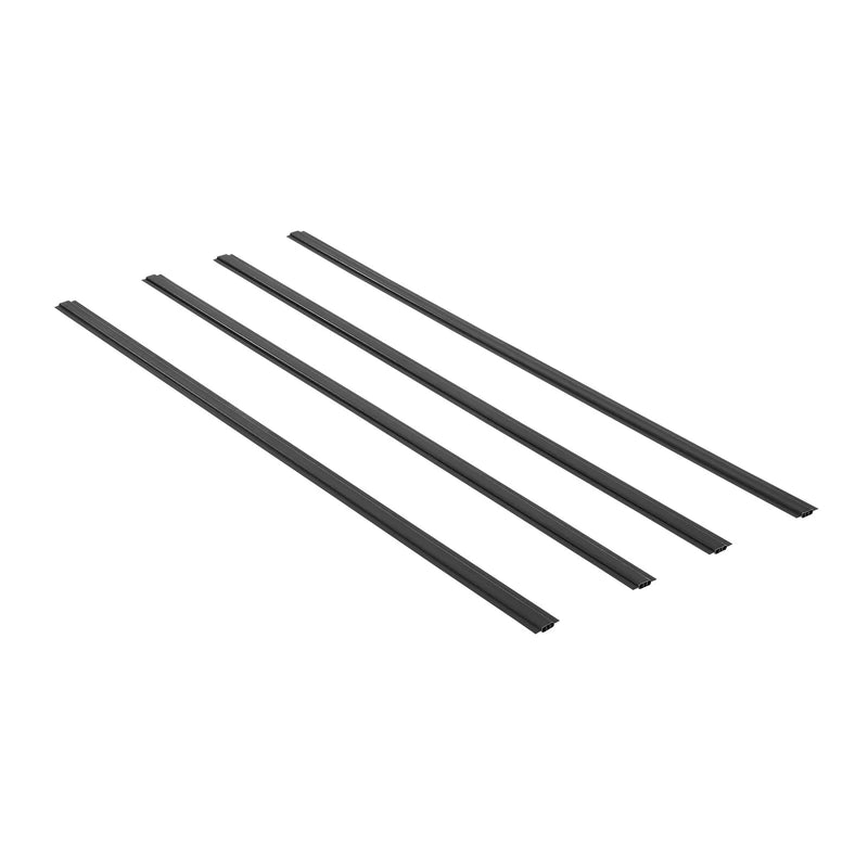 Metāla sieta žoga privātuma lameles ar dubulto sienu un malām, 244 cm augstam žogam