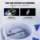 VEVOR elektriskā ledus drupinātāja mašīna 80 kg/stundā, 180W