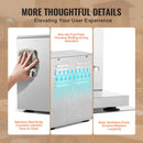 Elektriskā piena kokteiļu un tējas maisīšanas iekārta, 120 W, nerūsējošā tērauda, komerciāla lietošana