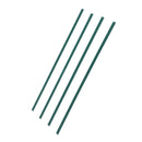 Metāla sieta žoga privātuma lameles ar dubulto sienu, 122 cm augstam žogam, ar apakšējo fiksāciju