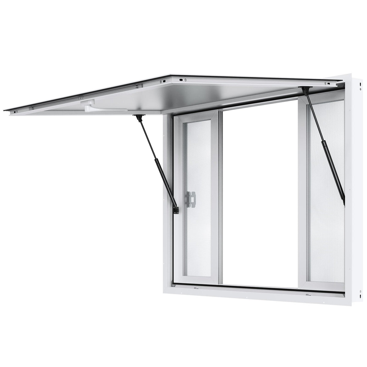VEVOR Service Window Opening 122 × 91.4 cm, Pass-Through Trade Window for Food Truck