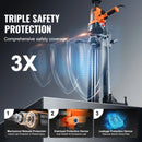 VEVOR urbjmašīna ar kodolurbšanas funkciju, 20–180 mm urbumu diametrs, 2600 W, ar rokas vadību un statīvu