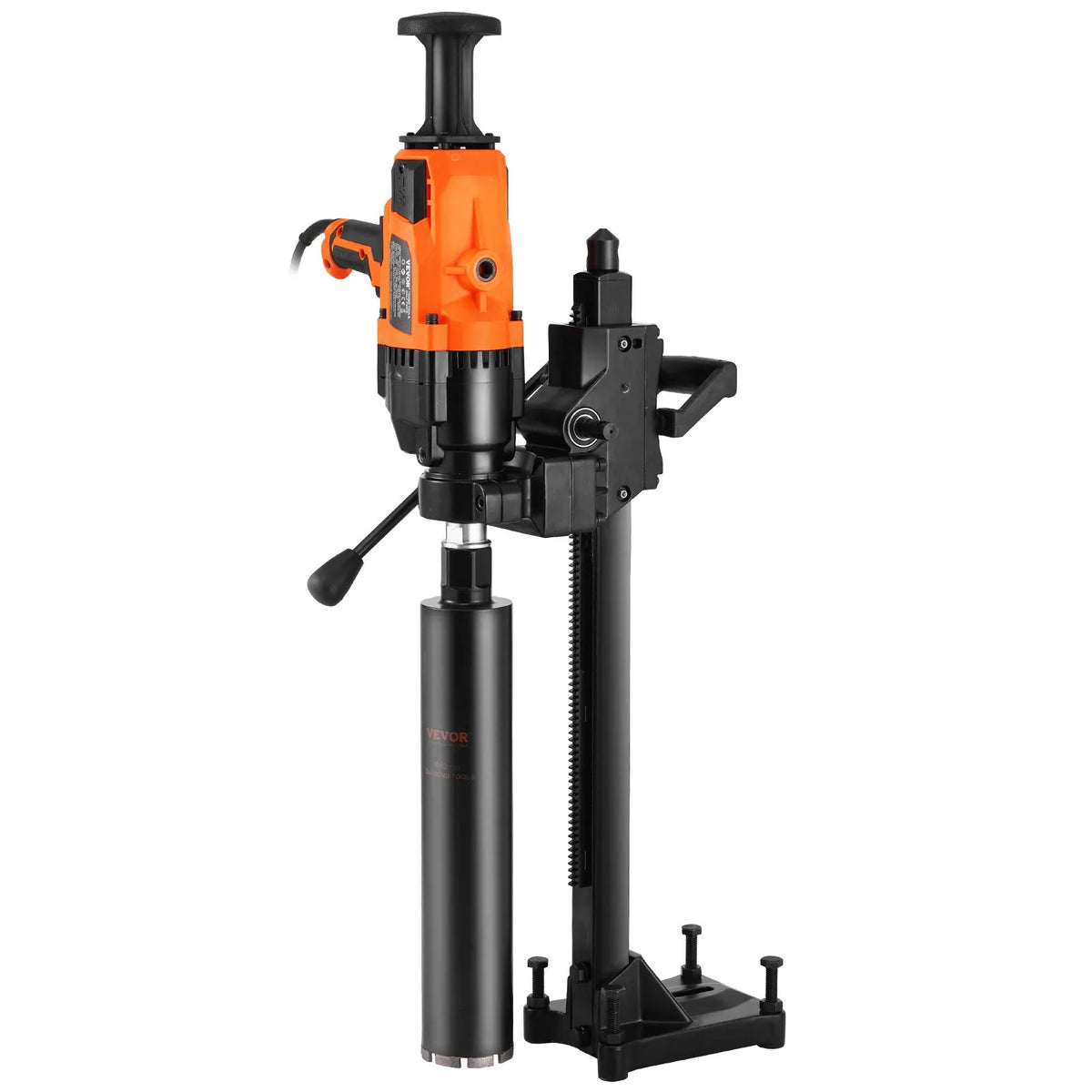 VEVOR Core Drill with Hand Guide and Stand, 20–180 mm Bore Diameter, 2600 W