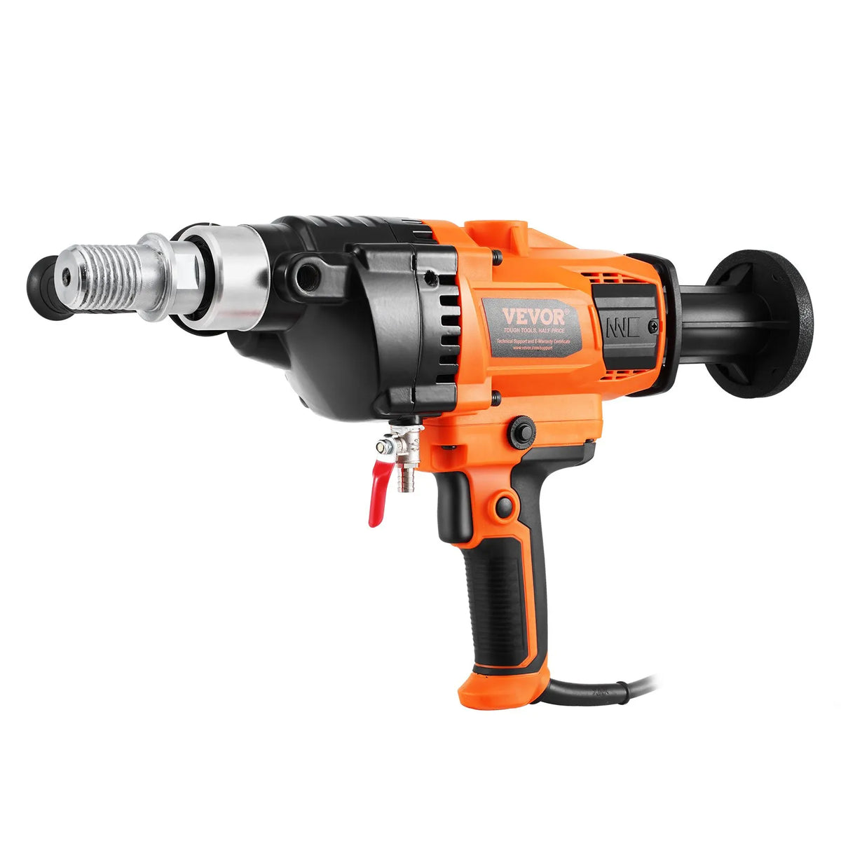 VEVOR Core Drill, Drilling Diameter 20–160 mm, 2000 W Handheld Core Drilling Machine for Concrete, Brick and Other Masonry Materials, Also for Mixing