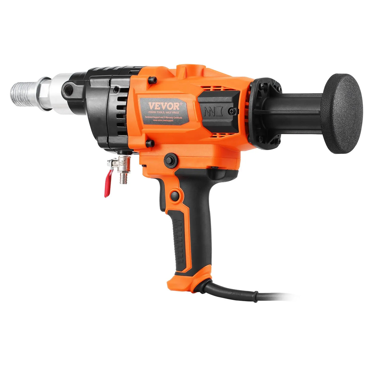 VEVOR Core Drill, Drilling Diameter 20–160 mm, 2000 W Handheld Core Drilling Machine for Concrete, Brick and Other Masonry Materials, Also for Mixing