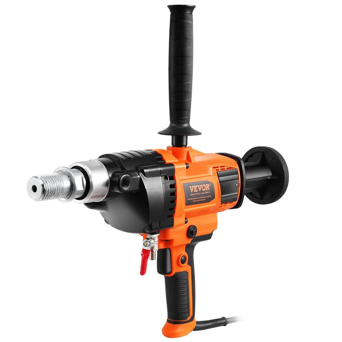 VEVOR Core Drill, Drilling Diameter 20–160 mm, 2000 W Handheld Core Drilling Machine for Concrete, Brick and Other Masonry Materials, Also for Mixing