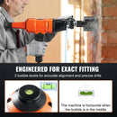 VEVOR dimanta serdes urbjmašīna, rokas betona serdes urbšanas iekārta ar 102 mm urbja zobeni, 1500 W — paredzēta betonam, ķieģelim un citiem mūra materiāliem.