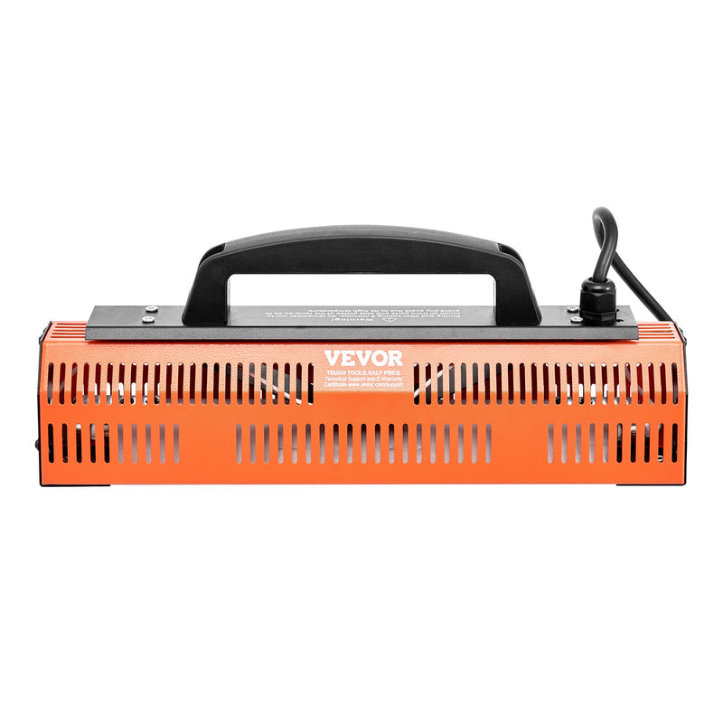 VEVOR 1000W rokas infrasarkanā krāsas žāvēšanas lampa ir augstas veiktspējas ierīce, kas paredzēta ātrai un efektīvai automašīnu virsbūves krāsojuma, gruntējuma un citu pārklājumu žāvēšanai.