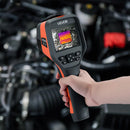 VEVOR termokamera, 384 × 288 IR izšķirtspēja, rokas infrasarkanā attēlveidošanas kamera ar 5 MP vizuālo kameru, 30 Hz atsvaidzes intensitāte, 8,9 cm skārienekrāns, temperatūras diapazons -20 °C līdz 550 °C, WiFi atbalsts