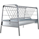 VEVOR 2-in-1 graudu un siena barotava, 303 l ietilpība, 150 cm garums, dziļā barošanas vanna, smagā tērauda barotava kazām un aitā