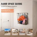 VEVOR lopbarības sienas dozators, 91 l ietilpība, smagā tērauda kazu siena statīvs, 69 cm sienas stiprināms zirgu siena turētājs, daudzpusējs barošanas statīvs aitām un citiem mājlopiem (iekš/telpas–ār/telpas)